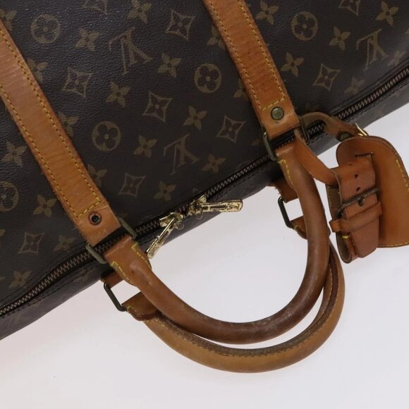 LOUIS VUITTON Monogram Keepall Bandouliere 60 Boston Bag M41412 LV Auth yk17545 - Picture 8 of 16